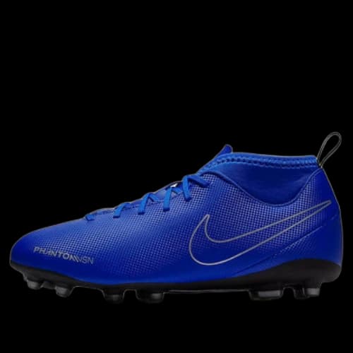 (GS) Nike Phantom Vision Club DF FG MG 'Racer Blue Metallic Silver Black'