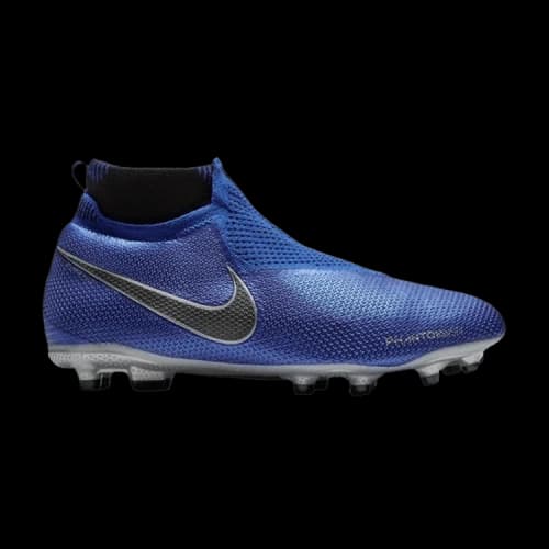 (GS) Nike Phantom Vision Elite DF FG MG 'Racer Blue Metallic Silver'