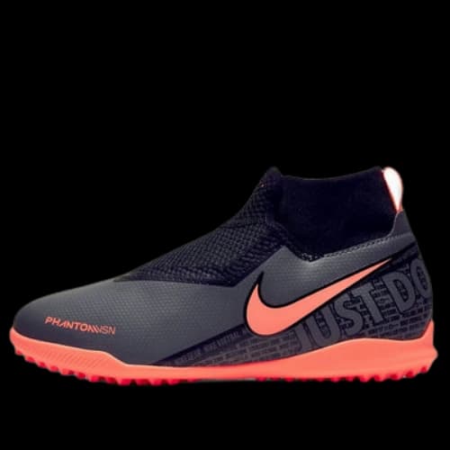 (GS) Nike Phantom Vision Academy DF TF 'Grey Pink'