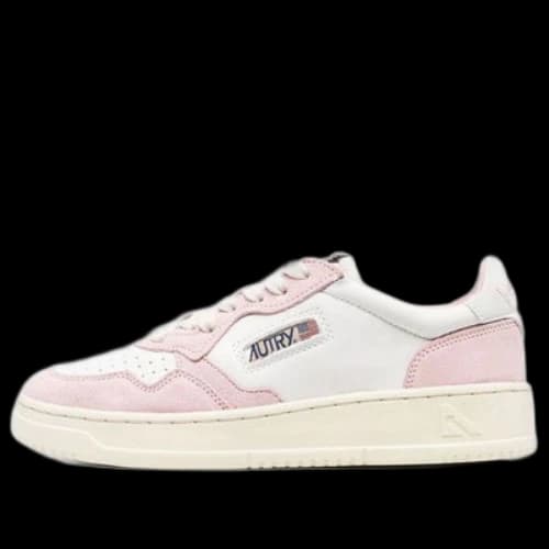 Autry Open Low Leather Suede 'Pink' (Women's)