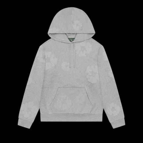 Denim Tears Mono Cotton Wreath Hoodie 'Grey'