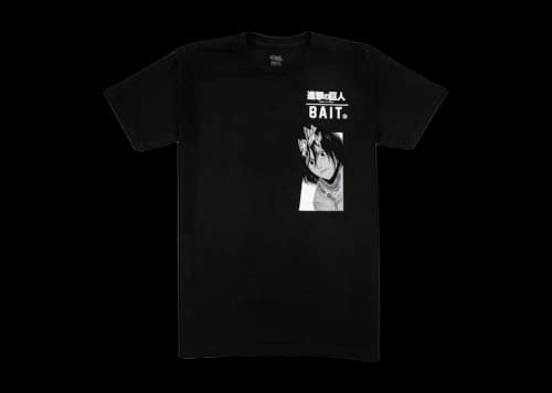 BAIT x Attack On Titan Men Mikasa Tee Black