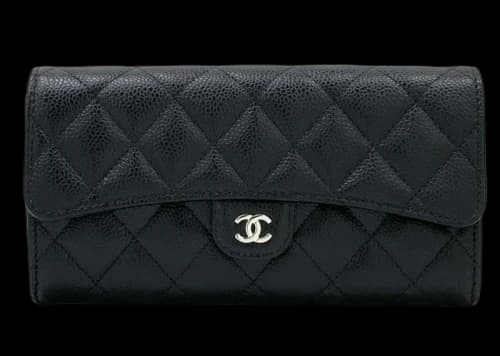 Chanel Classic Flap Long Wallet Black (AP0241)