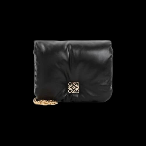 LOEWE Puffer Goya Shoulder Bag Black