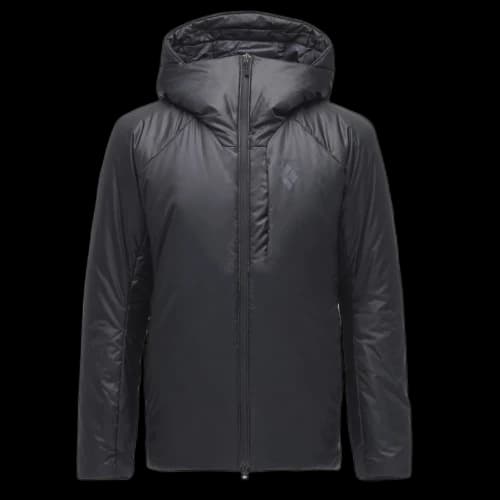 BLACK DIAMOND Parka Coats Men's Black Hooded Moderate