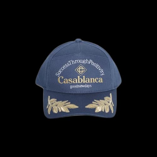Casablanca Success Through Positivity Embroidered Cap 'Navy'