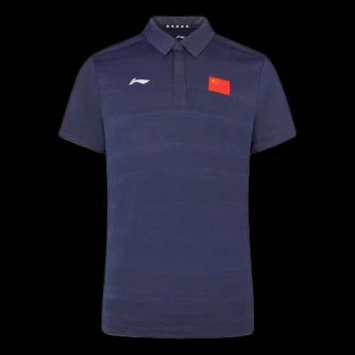 Li-Ning Athletics Polo T-shirt 'Navy'