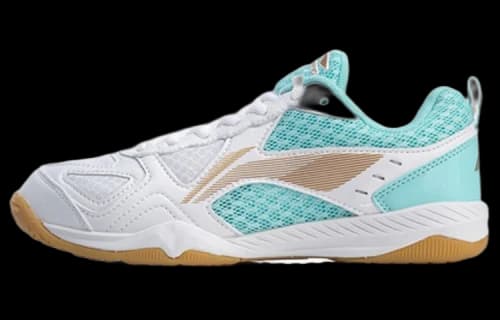 Li-Ning Ma Long Signature Table Tennis Shoes 'White Mint' (Women's)