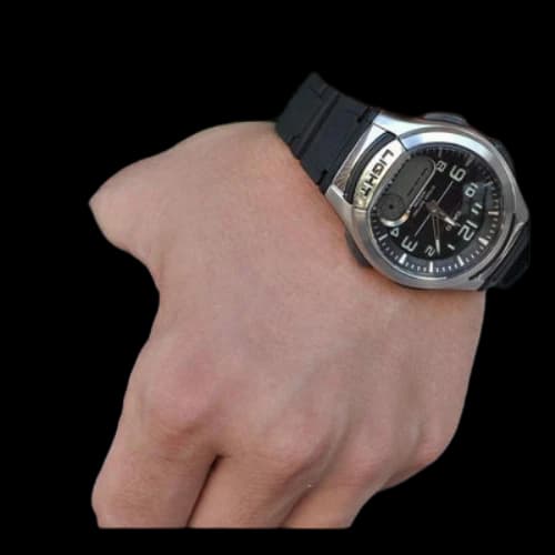 CASIO Numeric Multifunction Watch Silver Black AQ-180W-1B SilverBlack Digital