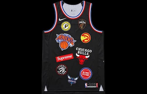 Nike Lab x Supreme x NBA Tank Top 'Black Multi'