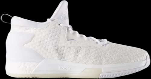 adidas D Lillard 2 Boost Primeknit Triple White