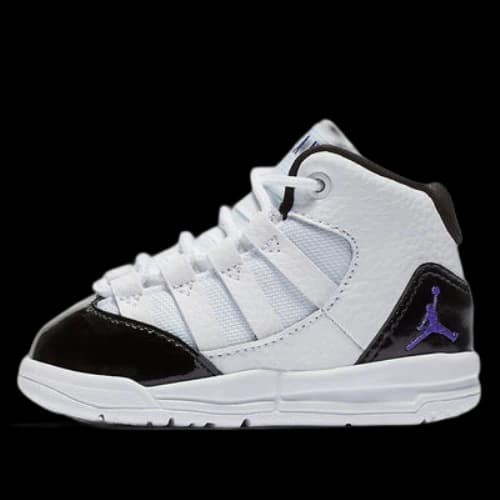 (TD) Air Jordan Max Aura 'White Black Purple'