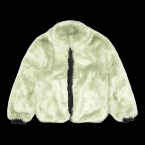 Nike x Ambush Faux-Fur Nrg Ca Jacket Crossover fur Couple Style Green