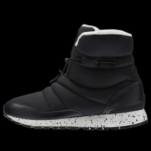 Reebok Gl Puff Boot Running Shoes Black/White (Women's)