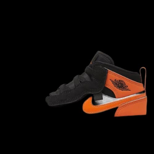 (PS) Air Jordan 1 MID ALT 'Black Orange'