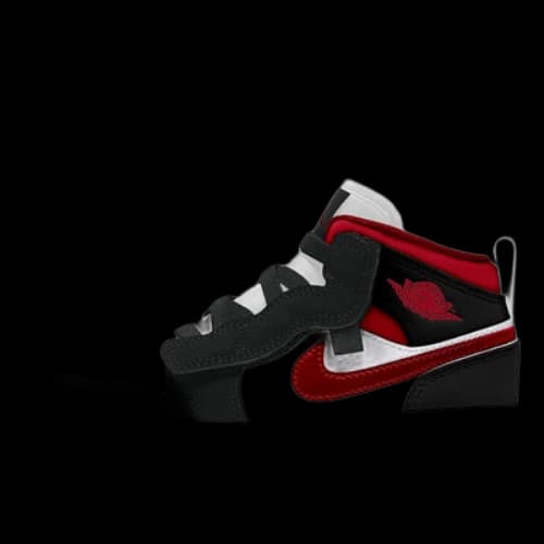(PS) Air Jordan 1 Mid Alt 'Red Black White'