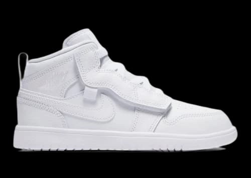 Jordan 1 Mid Alt Triple White (PS)