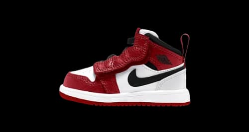 Air Jordan 1 Mid ALT TD White/Gym Red-Black