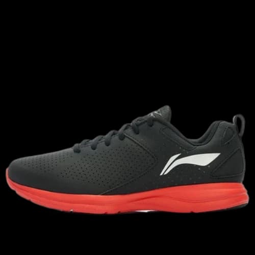 Li-Ning Lightweight Running Shoes 'Black Red'