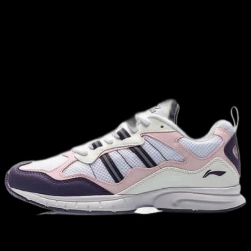 Li-Ning Lightweight Running Shoes 'White Pink Purple' (Women's)