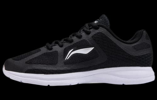 Li-Ning Casual Light Weight Running Shoes 'Black White' (Women's)