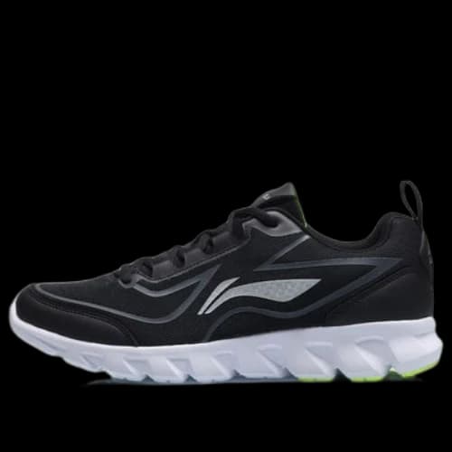Li-Ning Light Weight Sport Shoes 'Black White Green'