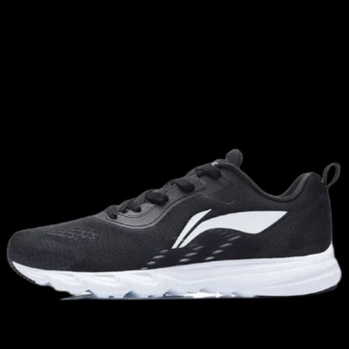 Li-Ning One Piece Lightweight Running Shoes 'Black White'