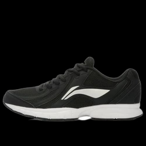 Li-Ning One Piece Lightweight Running Shoes 'Black Silver'