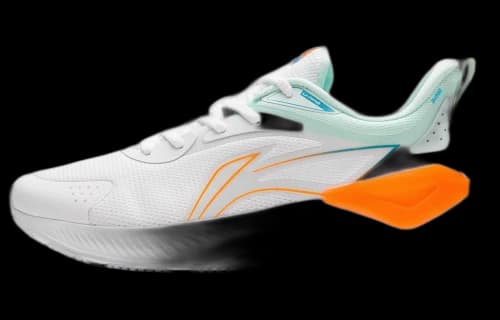 Li-Ning Yueying Element 'White Blue Orange'