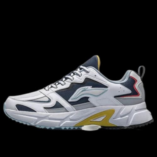 Li-Ning Retro Running Shoes 'Deep Water Duck Blue'