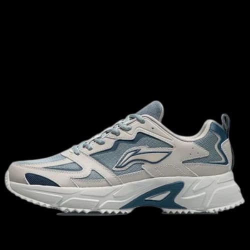Li-Ning Retro Running Shoes 'Grey Green'