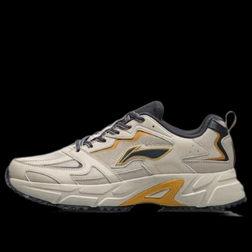 Li-Ning Retro Running Shoes 'Yellow Beige'