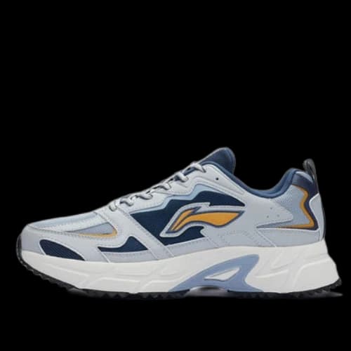Li-Ning Retro Running Shoes 'Grey Blue'
