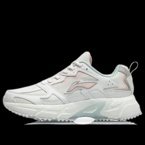 Li-Ning Retro Running Shoes 'White Pink' (Women's)