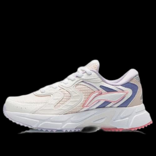 Li-Ning Casual Running Shoes 'White Pink Blue' (Women's)