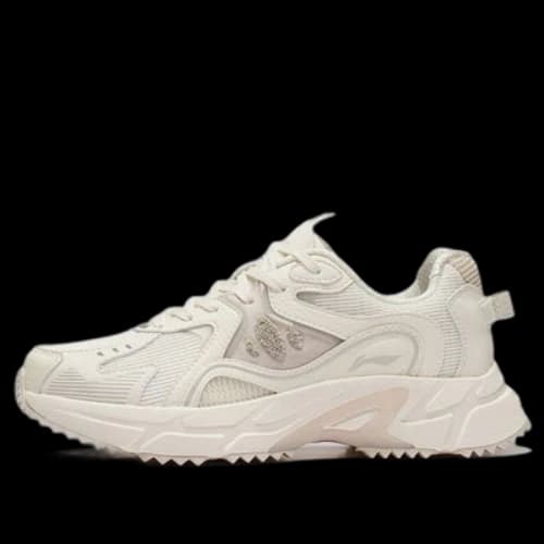 Li-Ning Casual Lightweight Low-Top Sneakers 'White Beige' (Women's)