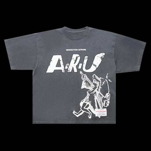 RIVINGTON roi Rebis Apocal Ypse Relief Unit CVA Short-Sleeve Tee 'Vintage Black'