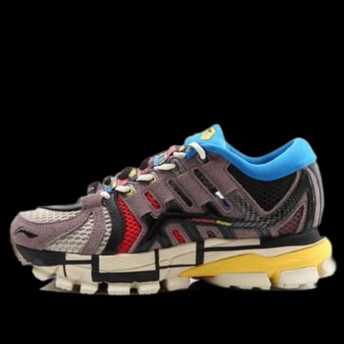 Li-Ning Furious Rider Ace x Paris Fashion Week 'Brown Blue Yellow' (Women's)