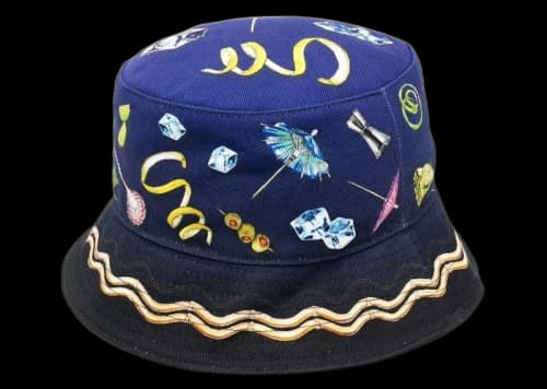 Casablanca Club Sunset Bucket Hat Blue/Multi