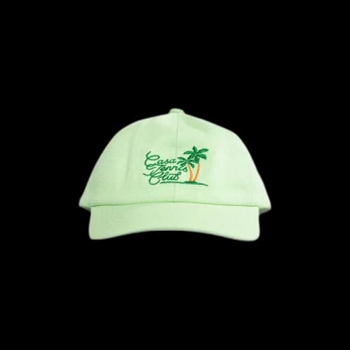 Casablanca Tennis Club Icon Embroidered Cap 'Green'