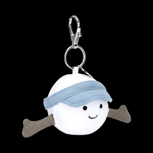 Jellycat Amuseables Sports Golf Bag Charm 'White'