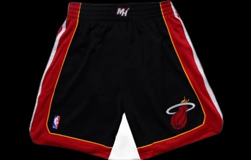 Mitchell & Ness x NBA Miami Heat Road 2012-13 Shorts 'Black'