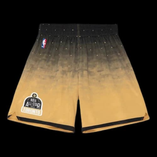 Mitchell & Ness x NBA All-Star World 2016-17 Shorts 'Gold Black'