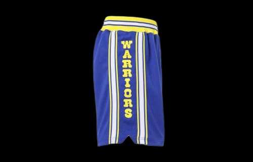 Mitchell & Ness NBA Authentic Shorts Golden State Warriors Road 1981-82 'Blue Yellow'
