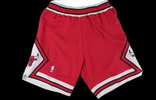 Mitchell & Ness NBA Authentic Shorts Chicago Bulls Road 1997-98 'Red White'
