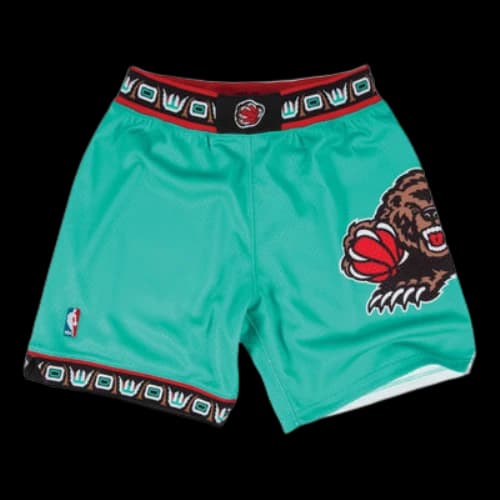 Mitchell & Ness x NBA Grizzlies Road 1995-96 Shorts 'Teal'