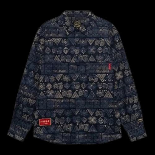 Li-Ning SS22 Gold Series Cashew Totem Loose Jacket 'Autumn Blue'