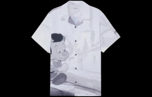 Li-Ning x Disney Pinocchio Graphic Shirt 'Grey'