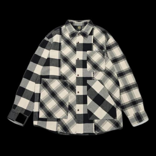 Li-Ning Rijindoujin Leisure Plaid Shirt 'Grey'
