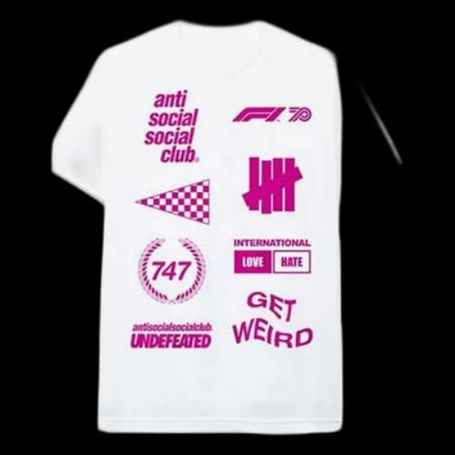 ANTI SOCIAL SOCIAL CLUB x UNDEFEATED x F1(R) Tee